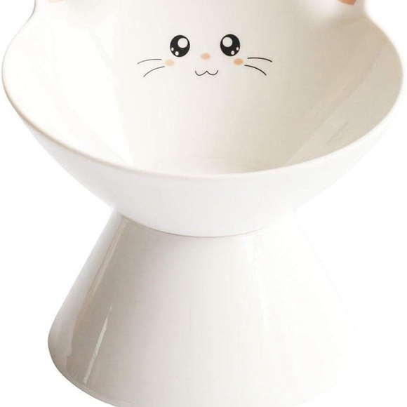 Other - Ceramic Raised Cat Bowls, Elevated X Food or Water Bowls,